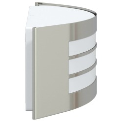 Applique Murale Extérieure Acier Inoxydable Argent IP44 