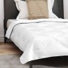 Couette avec oreiller Blanc 135 x 220 cm Microfibre 