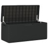 Boîte de rangement jardin coussin de siège anthracite 350 L PP 