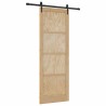 Porte coulissante avec kit de matériel 'ORKDAL'en bois de pin solide 