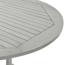 Table de jardin Gris 200x100x75 cm Bois d'acacia massif 