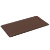 Panneaux muraux 12 pcs Marron 30x15 cm Similicuir 0,54 m² 