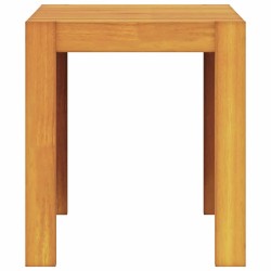 Table d'appoint de jardin 43x36x40 cm en teck massif 