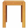 Table d'appoint de jardin 43x36x40 cm en teck massif 