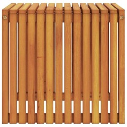 Table d'appoint de jardin 43x36x40 cm en teck massif 
