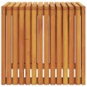 Table d'appoint de jardin 43x36x40 cm en teck massif 