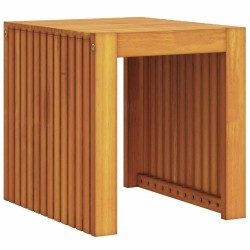 Table d'appoint de jardin 43x36x40 cm en teck massif 