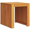 Table d'appoint de jardin 43x36x40 cm en teck massif 