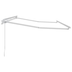 Store rétractable à manivelle 4 x 2 m en métal 
