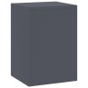 Supports de Plantes d'Extérieur Pillar 2 pcs Anthracite 24x24x35 cm Acier 