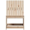 Chaise de jardin 50,5x55x77 cm bois de pin massif 