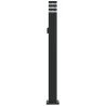 Lampadaire d'extérieur avec sortie noir 110 cm aluminium 