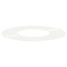 Pot en plastique Blanc Plastique Grand Pot moderne Rond 