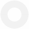 Pot en plastique Blanc Plastique Grand Pot moderne Rond 