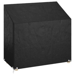 Housse de banc de jardin 8 œillets 130x70x70/88 cm polyéthylène 