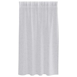 Rideaux 2 pcs Gris clair 140 x 140 cm Polyester 