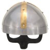 Casque de viking de réplique antique pour GN Argenté Acier 