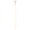 Porte coulissante avec kit de matériel 83x232 cm en bois massif de pin 