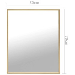 Miroir Doré 70x50 cm 