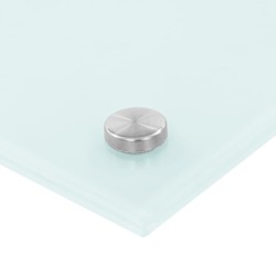  Dosseret de cuisine Blanc 100x40 cm Verre trempé 