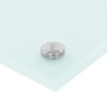  Dosseret de cuisine Blanc 100x40 cm Verre trempé 