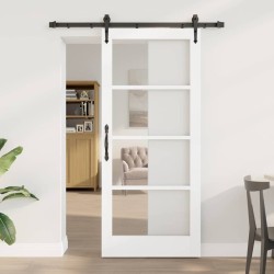 Porte coulissante avec kit 'ORKDAL'Blanc 86x198,5 cm 