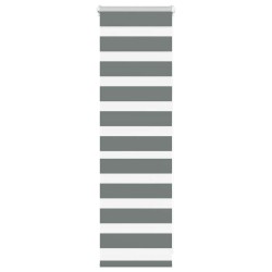 Store zèbre gris foncé largeur du tissu 40,9 cm polyester 