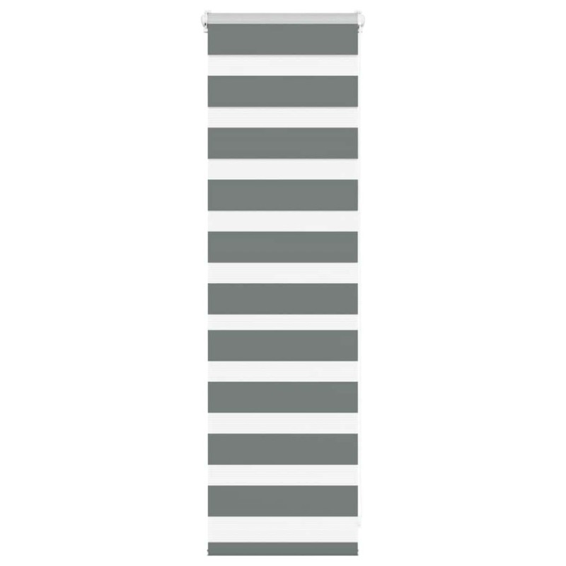 Store zèbre gris foncé largeur du tissu 40,9 cm polyester 