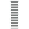 Store zèbre gris foncé largeur du tissu 40,9 cm polyester 