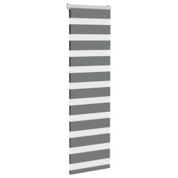 Store zèbre gris foncé largeur du tissu 40,9 cm polyester 