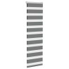 Store zèbre gris foncé largeur du tissu 40,9 cm polyester 