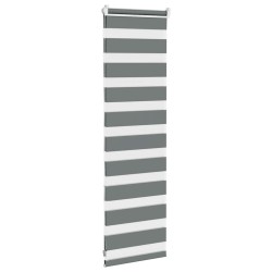 Store zèbre gris foncé largeur du tissu 40,9 cm polyester 