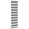 Store zèbre gris foncé largeur du tissu 40,9 cm polyester 
