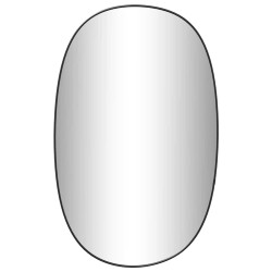 Miroir mural Noir 70x45 cm 