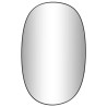 Miroir mural Noir 70x45 cm 