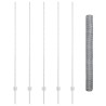 Poteaux de clôture 10 pcs U-Channel 160 cm Acier galvanisé 