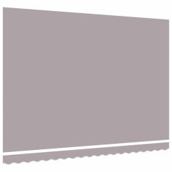 Tissu de remplacement d'auvent pour cadre de 4.5x3.5 m gris clair 