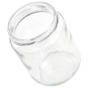 48 pcs Pots à confiture avec couvercle rouge Verre 230 ml 