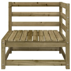 Canapé d'angle de jardin 70x70x67 cm bois de pin imprégné 