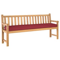 Coussins de Palette pour Banc 2 pcs Rouge Vin 180x40x8 cm Tissu Oxford 