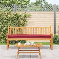Coussins de Palette pour Banc 2 pcs Rouge Vin 180x40x8 cm Tissu Oxford 