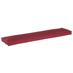 Coussins de Palette pour Banc 2 pcs Rouge Vin 180x40x8 cm Tissu Oxford 