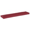 Coussins de Palette pour Banc 2 pcs Rouge Vin 180x40x8 cm Tissu Oxford 