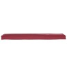 Coussins de Palette pour Banc 2 pcs Rouge Vin 180x40x8 cm Tissu Oxford 