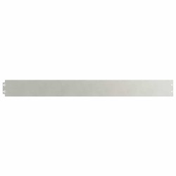 Bordures de pelouse 50 pcs 10x103 cm acier inoxydable 