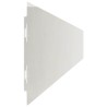 Bordures de pelouse 50 pcs 10x103 cm acier inoxydable 