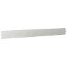 Bordures de pelouse 50 pcs 10x103 cm acier inoxydable 