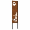 Panneau décoratif de jardin Rouillé 32 x 140 cm 