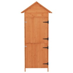 Armoire de rangement de jardin Marron 42,5x64x190 cm 