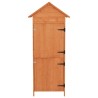 Armoire de rangement de jardin Marron 42,5x64x190 cm 